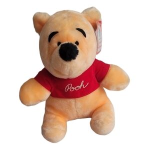 NEW VTG Winnie The Pooh Bear Hong Kong Plush Walt Disney World Disneyland